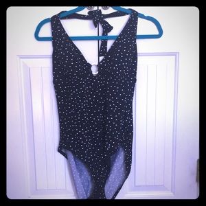 NWT Halter Polkadot bathing suit